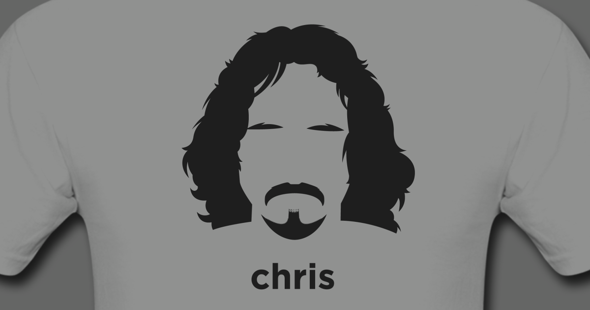 Corresponding to Diplomacy cloth Chris Cornell t-shirt from Hirsute History