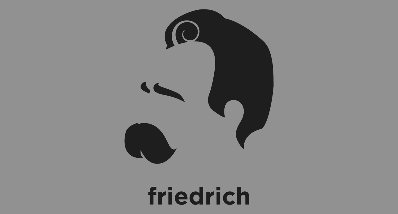 Friedrich Nietzsche: German existentialist philosopher whos radical questioning of the value and objectivity of truth remained substantially influential