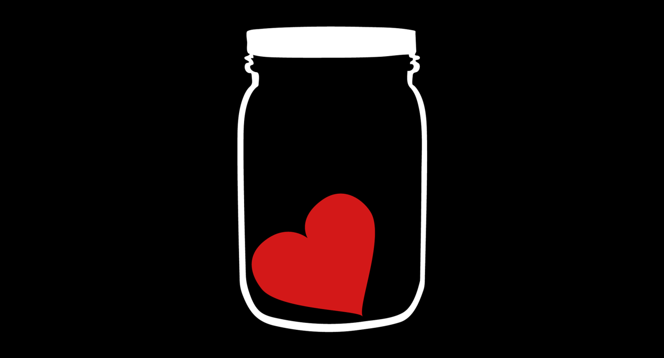 A heart in a jar I'll leave the underlying message up to you to decide