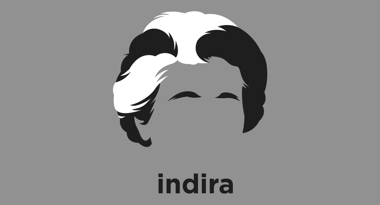 Indira Gandhi: the first female Prime Minister of India and central figure of the Indian National Congress party, until her assassination in 1984
