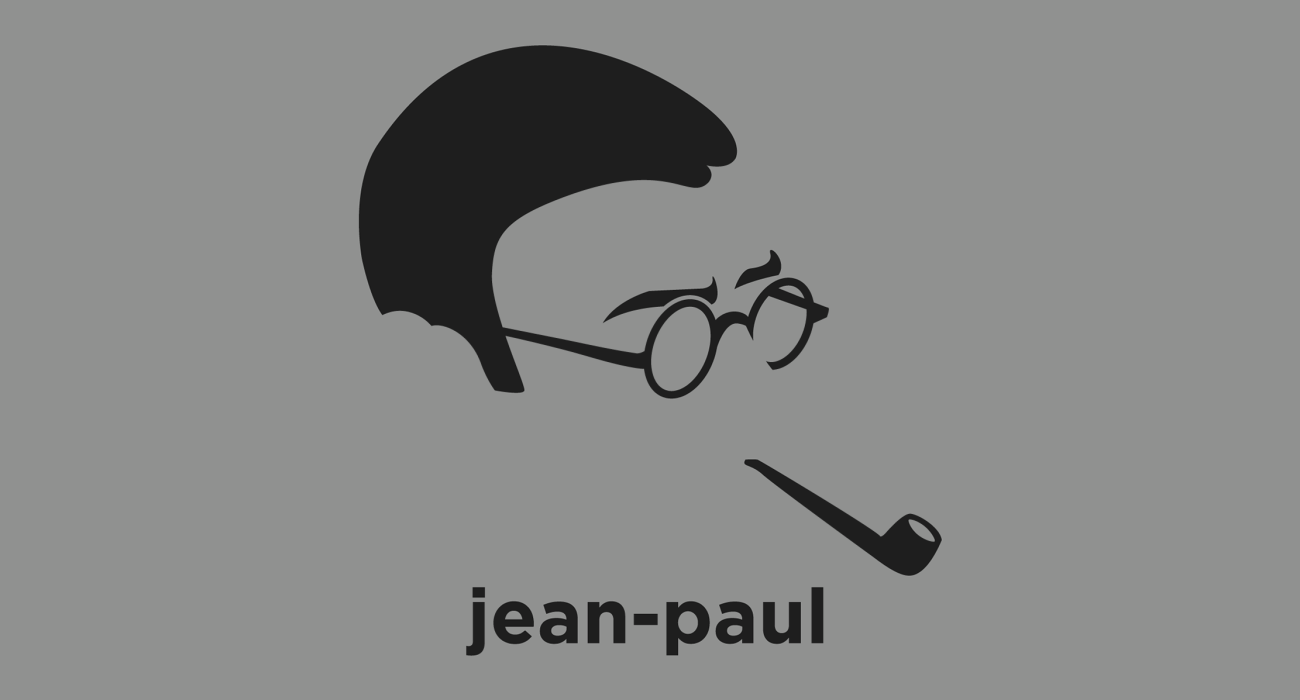 Jean-Paul Sartre: French philosopher and one of the key figures in the philosophy of existentialism, and one of the leading figures in 20th-century French philosophy and Marxism