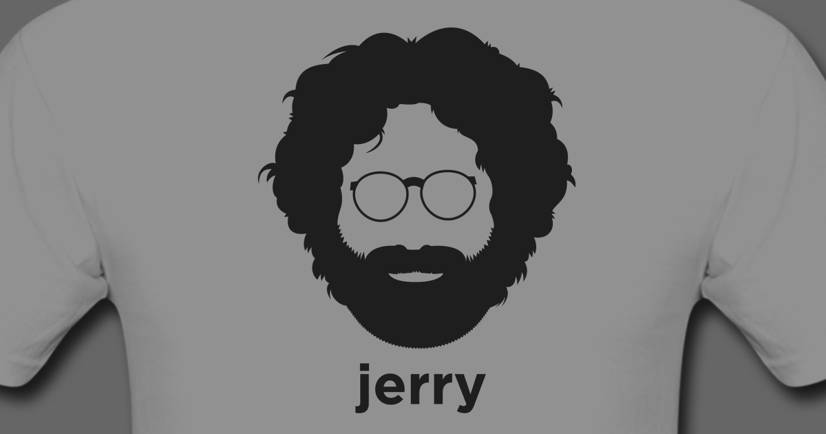 History from Garcia Jerry Hirsute t-shirt