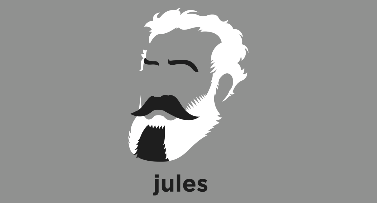 Jules Verne: French novelist best known for his widely popular adventure novels including Journey to the Center of the Earth, 20,000 Leagues Under the Sea, and Around the World in 80 Days