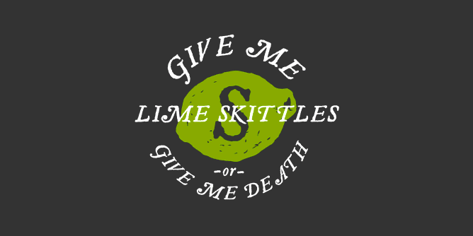 Graphic for lime-skittles-or-death