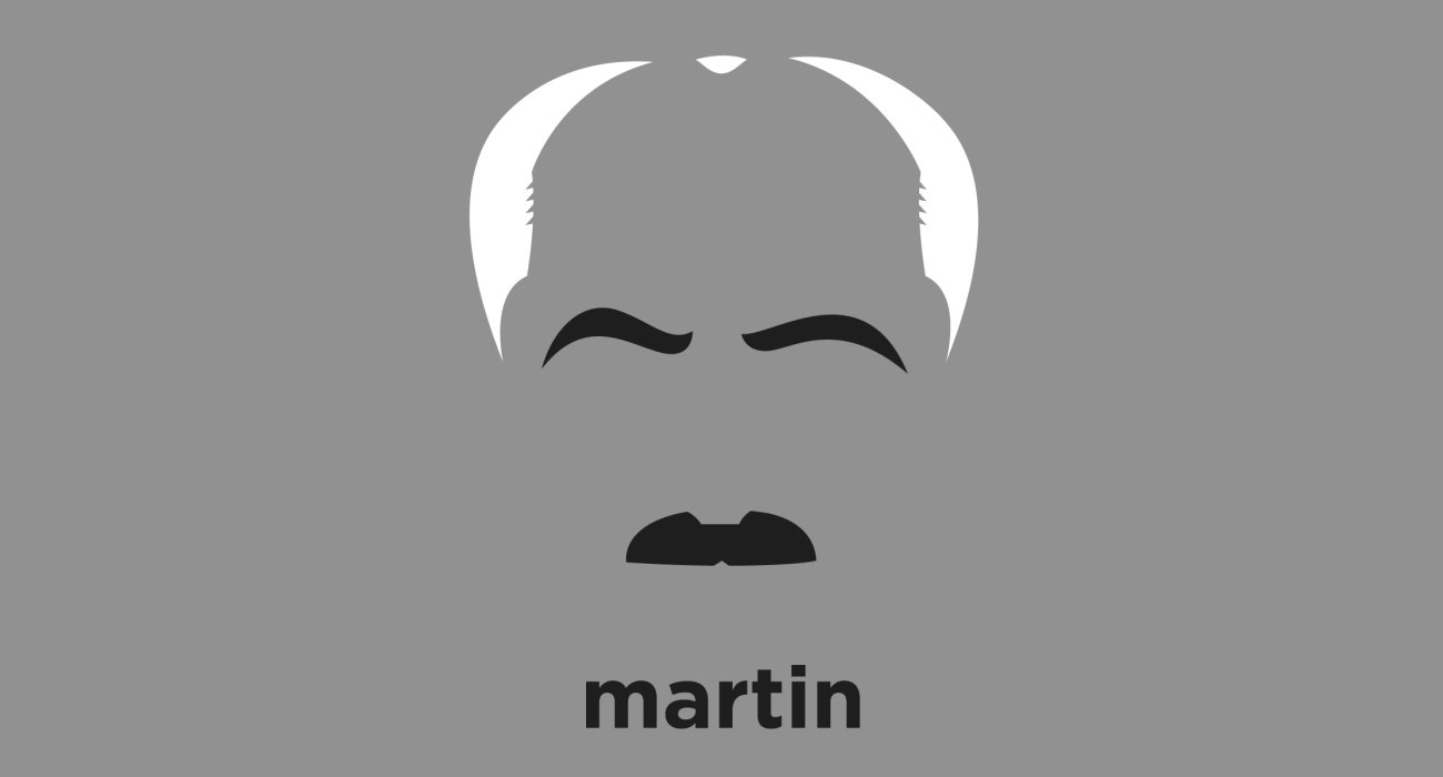 Martin Heidegger: German philosopher and a seminal thinker in the Continental tradition and philosophical hermeneutics best known for his contributions to phenomenology and existentialism