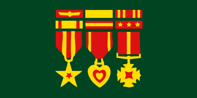 Graphic for medals
