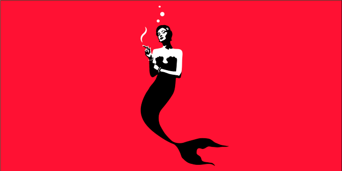 Graphic for mermaid
