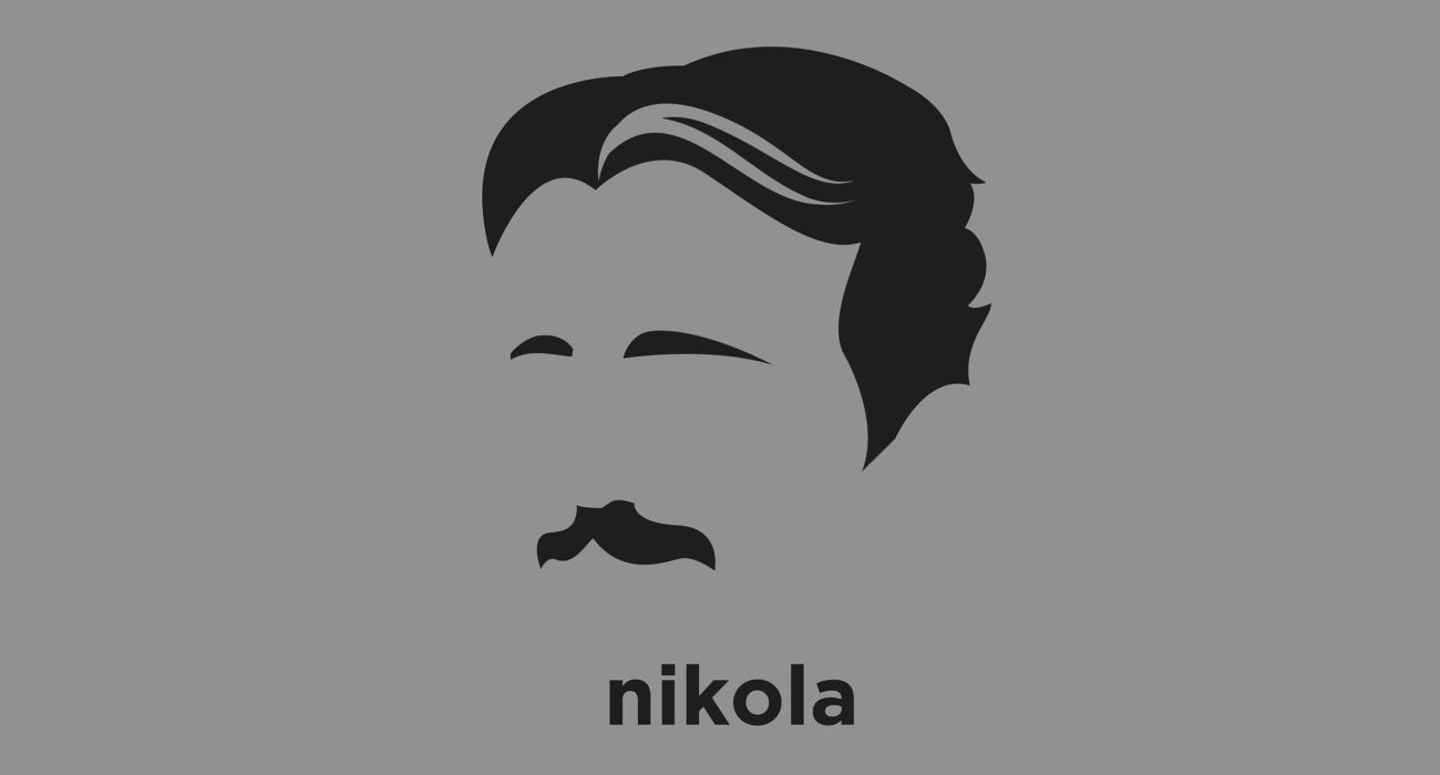 Nikola Tesla: prototypical mad scientist, best known for his contributions to AC power, high-voltage, high-frequency power experiments