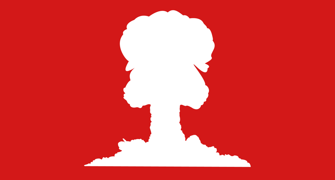 Pretty much what the title says: a mushroom cloud