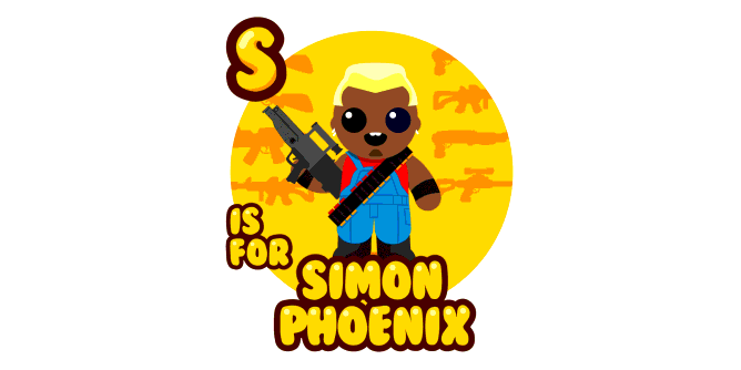 Graphic for s-is-for-simon-phoenix