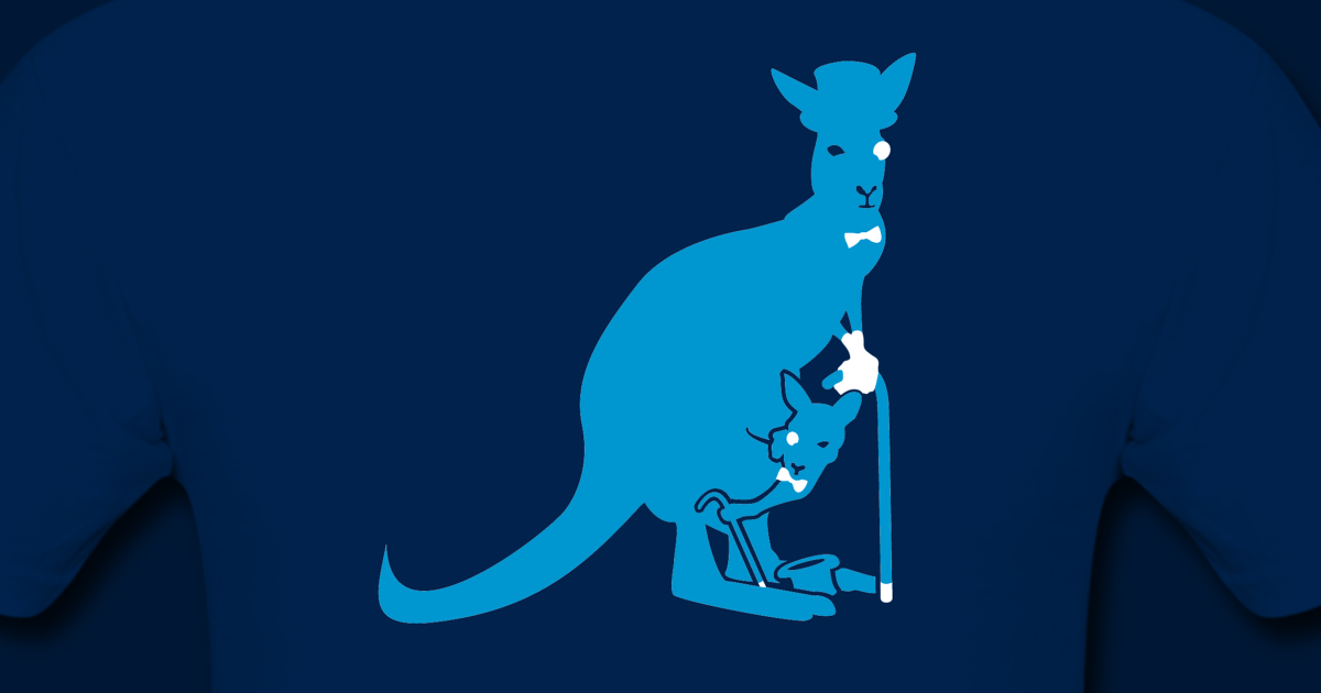 Kangaroo t-shirt Critter Sir Sir from