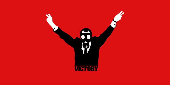 Graphic for victory