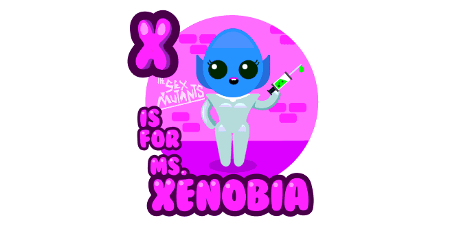 Graphic for x-is-for-ms-xenobia